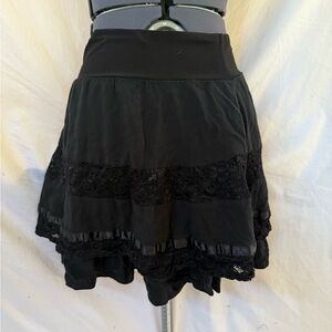 Black Lace Skirt